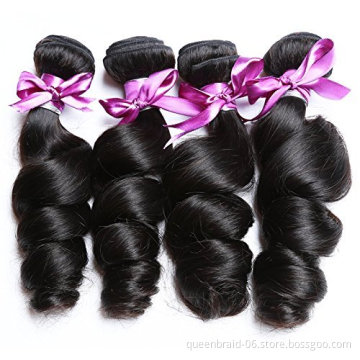 Loose Wave Hair Bundles Human Hair Bundles Brazilian 100% Unprocessed Virgin Extensions Remy Hair Bundles Natural Wavy